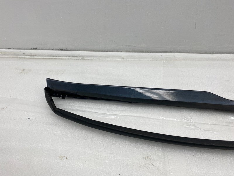 101221500F ⭕12-23 Model S Left Rocker Panel Scuff Plate Molding w/ Rubber Seal 1012215-00-F