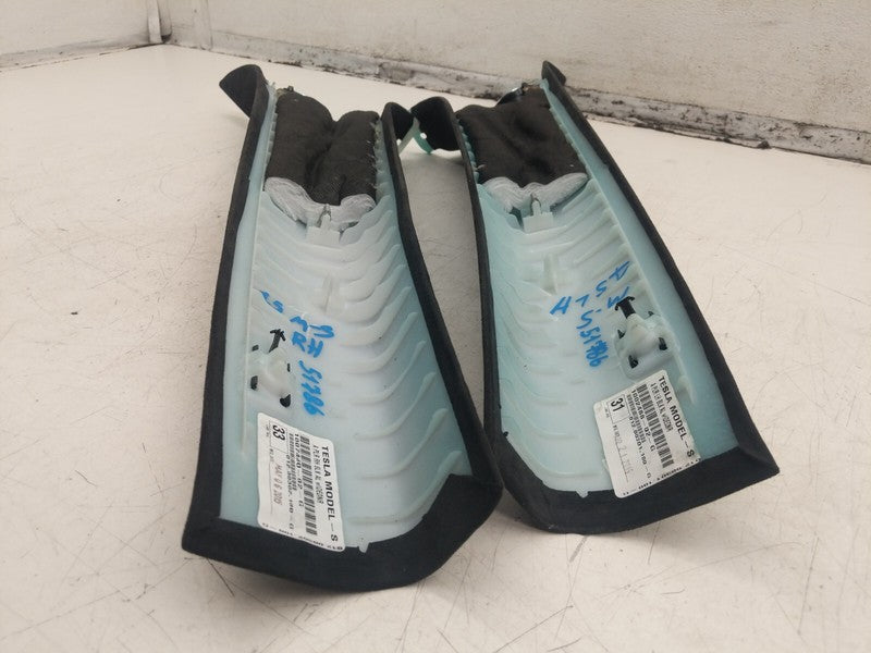 ⭕ 12-20 Tesla Model S Left & Right Upper A-Pillar Trim 1007440-02-G/10