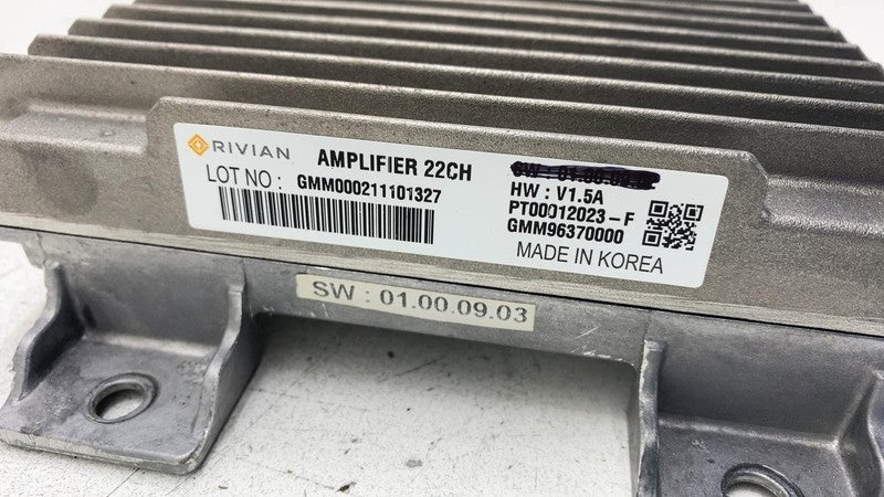2022 2023 2024 Rivian R1S Radio Audio Amplifier 22CH AMP Control Modul