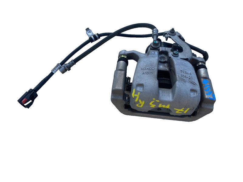 104469-00-A ⭕ 2017-2023 Tesla Model 3 Rear Side Caliper w/ Brake Line Hose Right 104469-00-A
