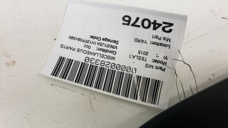 100536501D 12-20 Model S X Left & Right Center Console Lower Trim 1005365-01-D/1004705-01-E