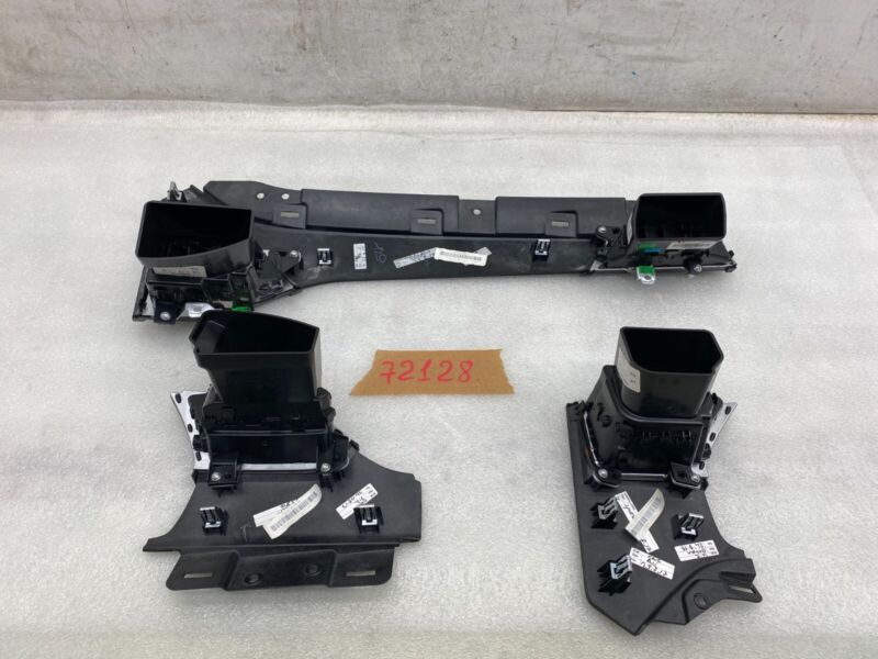 2016-2020 Tesla Model S MS SET of Dash A/C Air Vent Outlet Dashboard Trim Panel