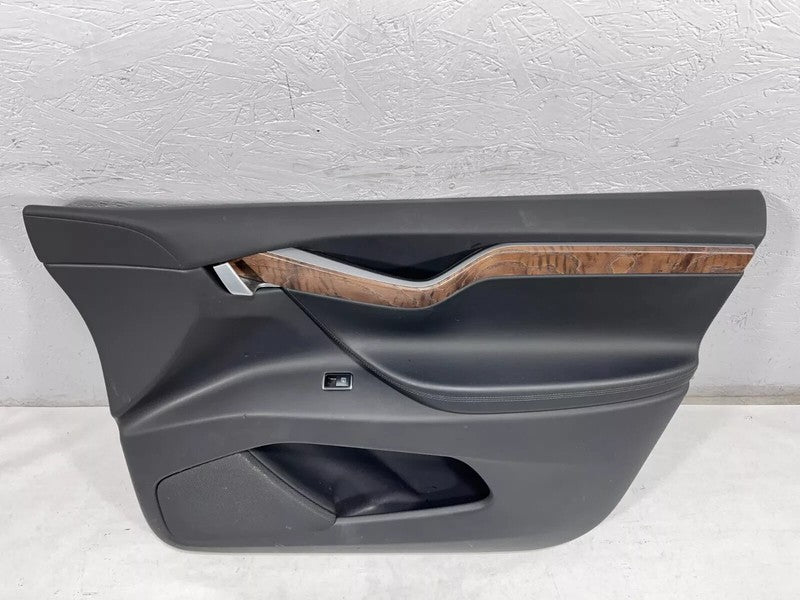 ⭕ 16-20 Model X Front Right Door Panel Trim Card Cover w/ Molding 1055
