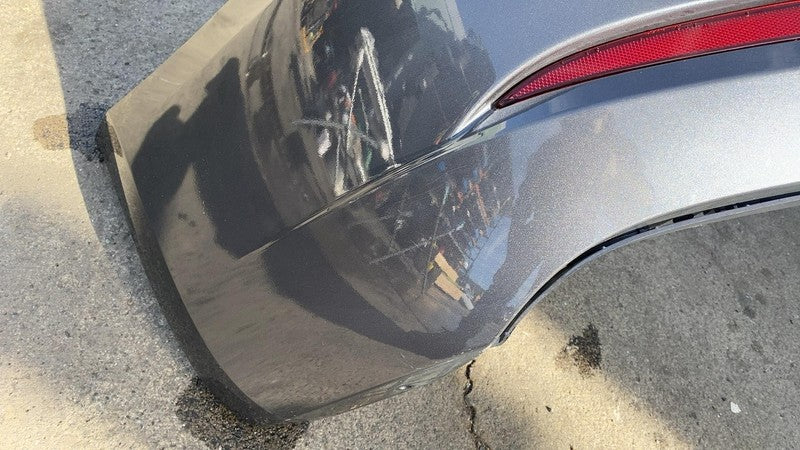 2023 Tesla Model 3 Rear Bumper Cover w/ Light Reflectors Assembly Gray PMNG OEM