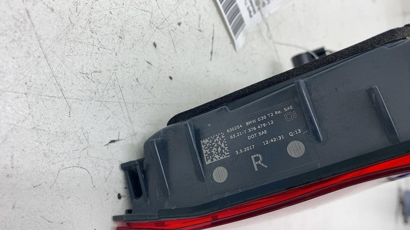 ⭕ 2017-2020 BMW 540i Rear Passenger Side Inner Tail Light Lamp Right R