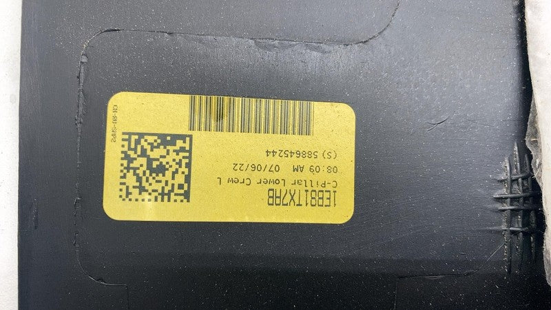 2022 Ram 2500 Rear Driver Side C-Pillar Lower Trim Panel Left OEM 1EB8