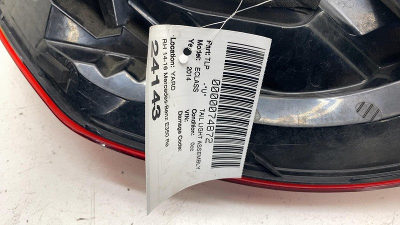 A2129061403 ⭕ 14-16 Mercedes-Benz E350 Rear Right Tail Lamp Outer Taillight RH A2129061403