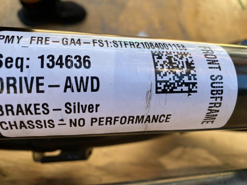 104453100B 20-23 Model Y Front Subframe Crossmember Cradle + Stabilizer Stabar 1044531-00-B