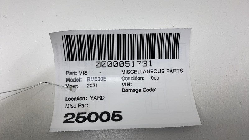 2020-2023 BMW 530e G30 Center Console Climate Control Air Vent Trim Pa