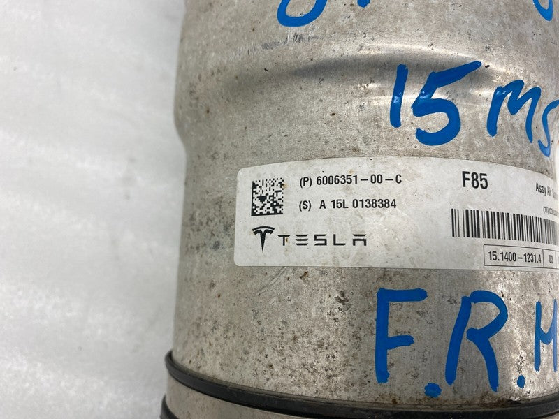 6006351 00 C ⭕ 12-15 Tesla Model S Front Right Air Spring Module Shock Absorber 6006351-00-C