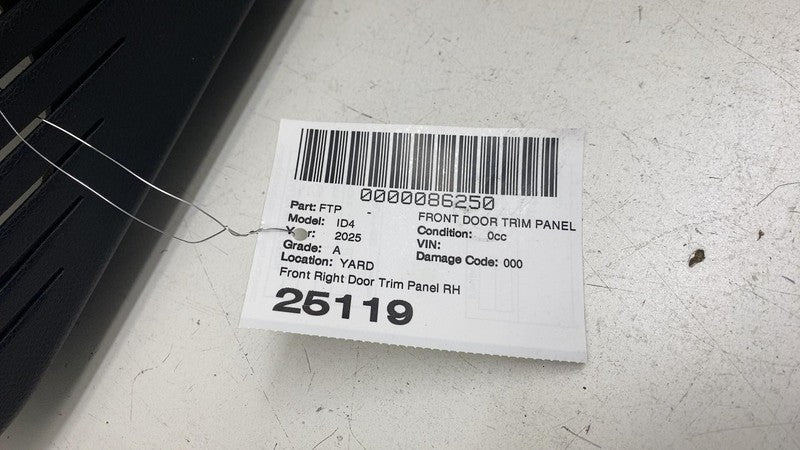 Front Door Trim Panel VOLKSWAGEN ID4 Right 25