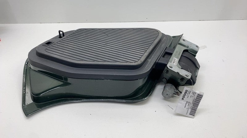 PT00002407 ⭕ 2022-2024 Rivian R1T Rear Driver Gear Tunnel Door & Hinge Left Green - EXP006