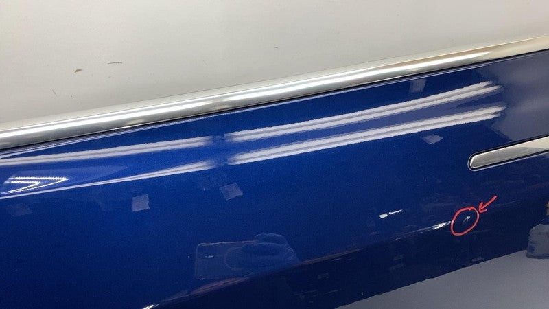 1096620-00-H ⭕ 2017-2020 Tesla Model 3 M3 Front Driver Side Door Shell Panel Left Blue PPSB