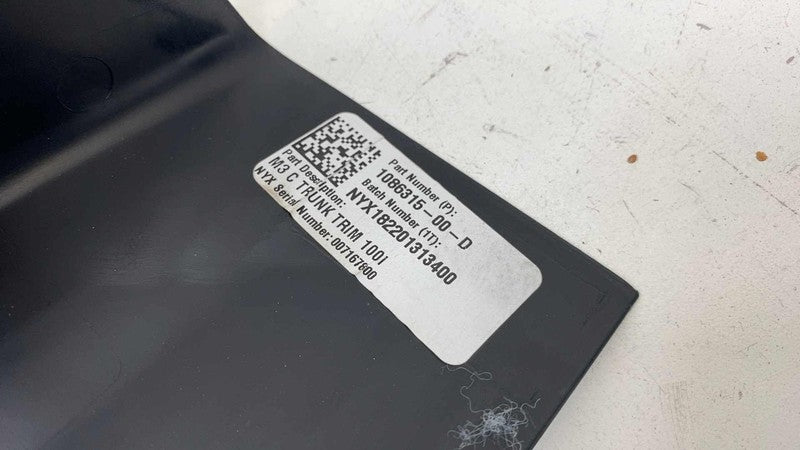 1086315-00-D ⭕17-23 Tesla Model 3 Rear Trunk Garnish Sill Trim Cover Scuff Panel 1086315-00-D