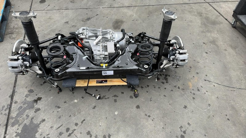 1120980 00 C ⭕ 2017-2020 Tesla Model 3 Rear Drive Unit w/ Subframe & Suspension 1120980-00-C