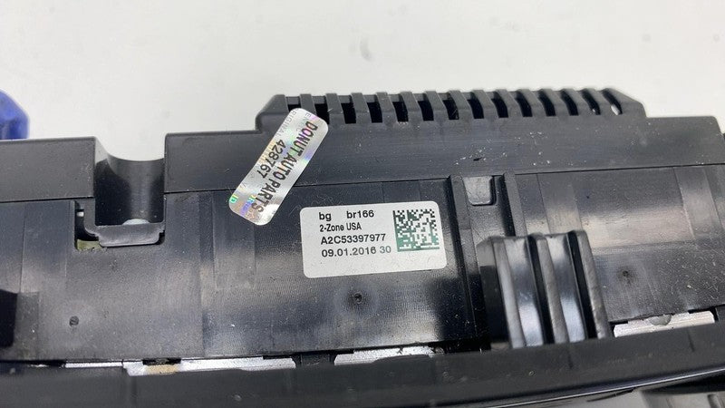 A1669003317 ⭕ 14-19 Mercedes-Benz GLE350 Heater A/C Climate Temperature Control A1669003317