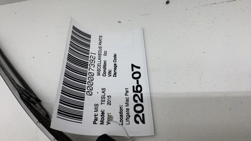 ⭕2012-2015 Model S Rear Liftgate Applique Trim Trunk Chrome Molding 10