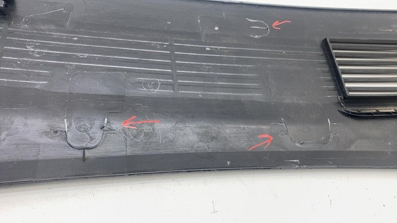 169450198E ⭕ 24-25 Model 3 Front Frunk Cowl Panel Rear Apron Grille Trim Cover 1694501-98-E