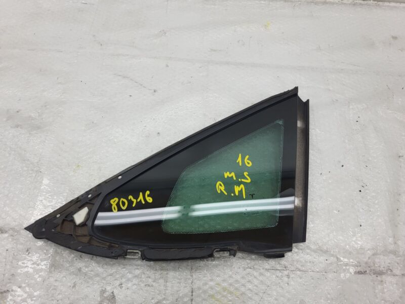 E6 43R-008010 2012-2020 Tesla Model S Rear Passenger Side Quarter Fixed Glass Right Assembly