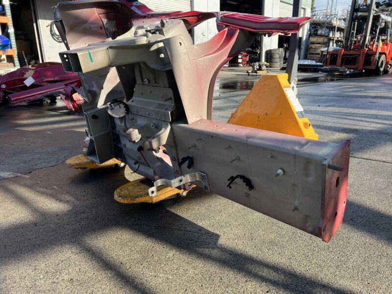 Does not apply 2012-2016 Tesla Model S Front Left Quarter Panel Fender Apron Frame Cut Red PPMR