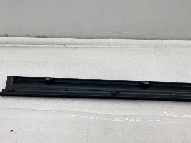 101221500F ⭕12-23 Model S Left Rocker Panel Scuff Plate Molding w/ Rubber Seal 1012215-00-F