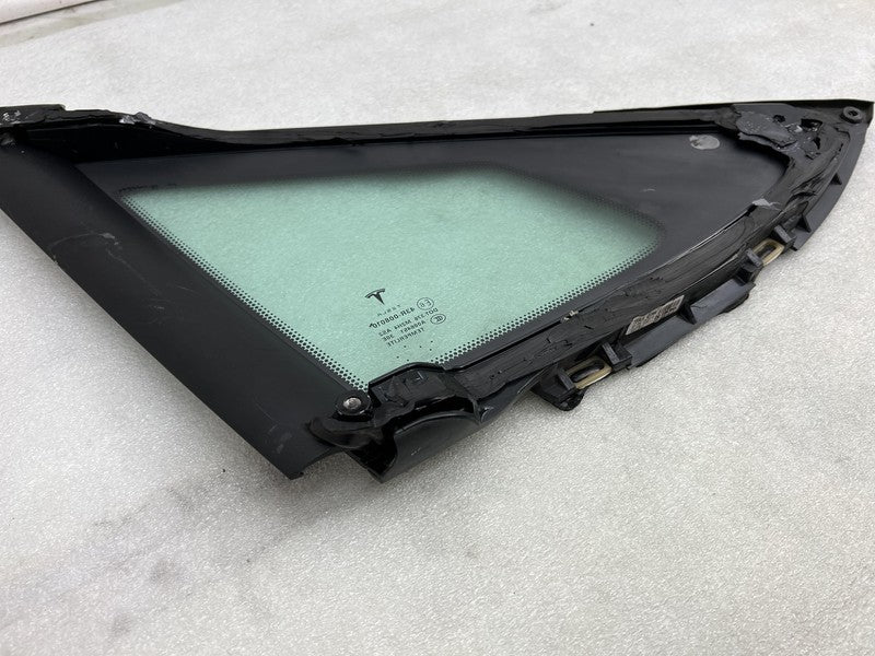 ⭕ 12-20 Tesla Model S Rear Passenger Side Quarter Fixed Glass Right 10
