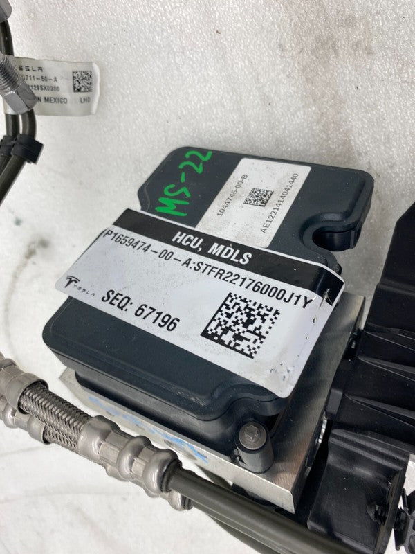 1659474 00 A ⭕ 21-23 Tesla Model S Anti-Lock Brake System ABS Pump Module Unit 1044745-00-B