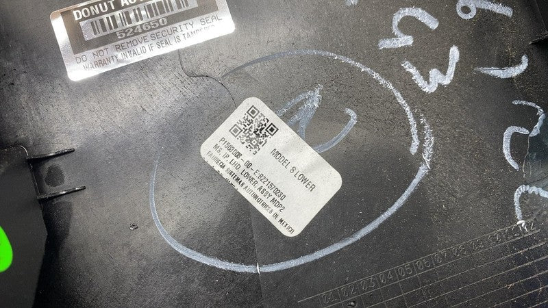 ⭕21-23 Tesla Model S X Front Dashboard Instrument Panel Lower Black 15