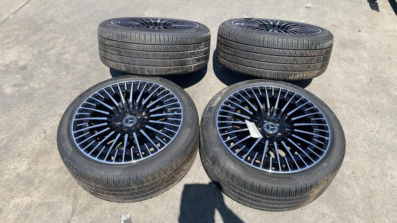 ⭕2022-2024 Mercedes-Benz EQS 450+ V297 Set of 4 21" Wheel Rim w/ Tire 264/40 R21