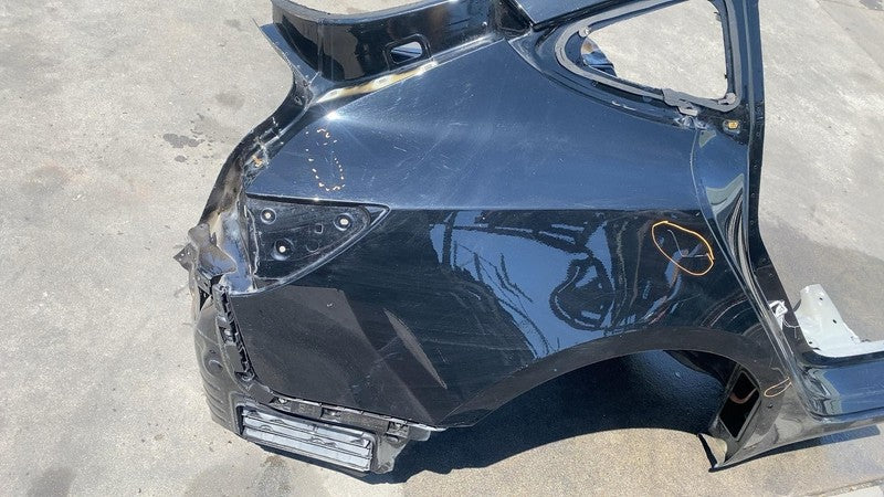 ⭕ 17-20 Tesla Model 3 Rear Right Quarter Panel Structural Frame Cut Black PBSB