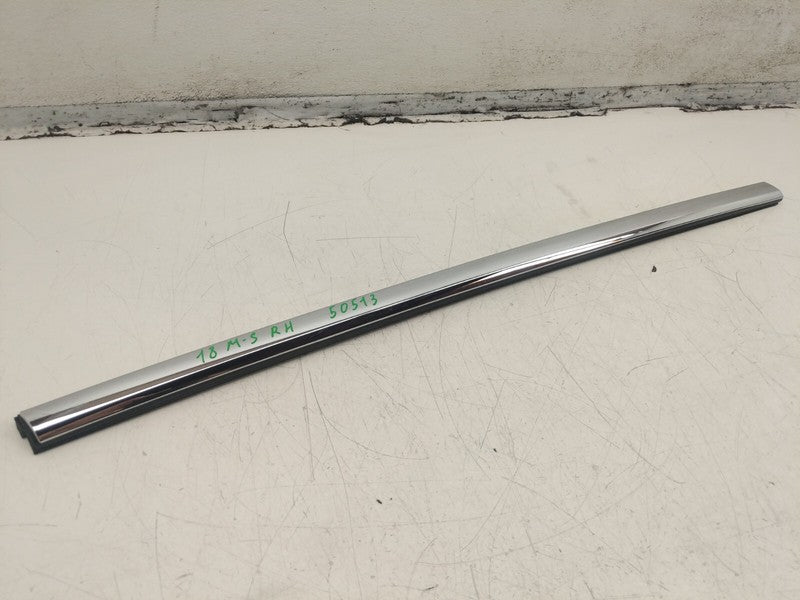 ⭕2012-2020 Tesla Model S MS Rear Right Door Exterior Mold Chrome Belt Molding RH