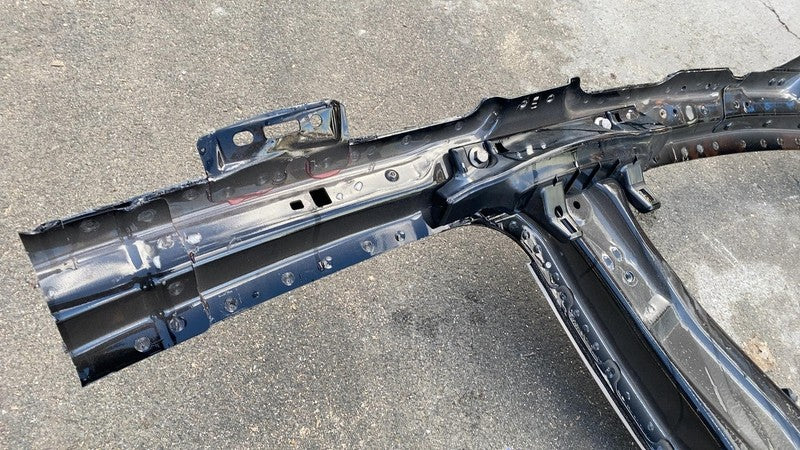 2021-2024 Tesla Model S Driver Side B-Pillar Structural Cutout Left Black - PBSB