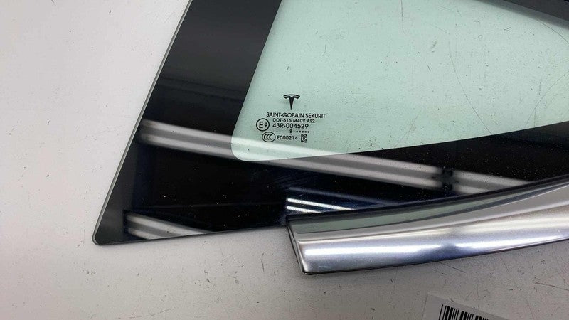 1080703-00 ⭕ 2017-2020 Tesla Model 3 Rear Left Quarter Fixed Window Glass LH OEM 1080703-00