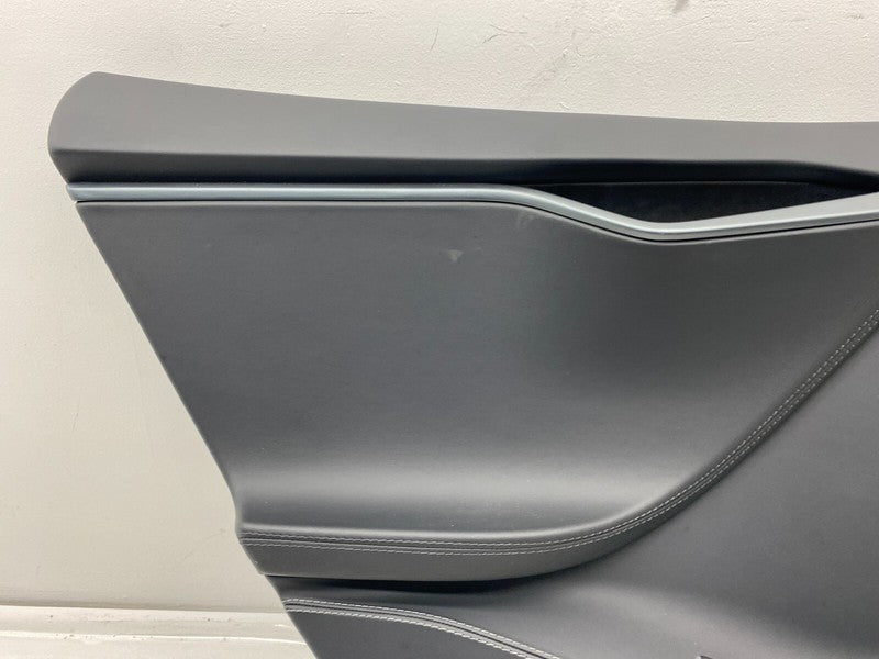 6006133 71 L ⭕ 12-20 Tesla Model S Rear Left Interior Door Panel Trim Card Cover 6006133-71-L