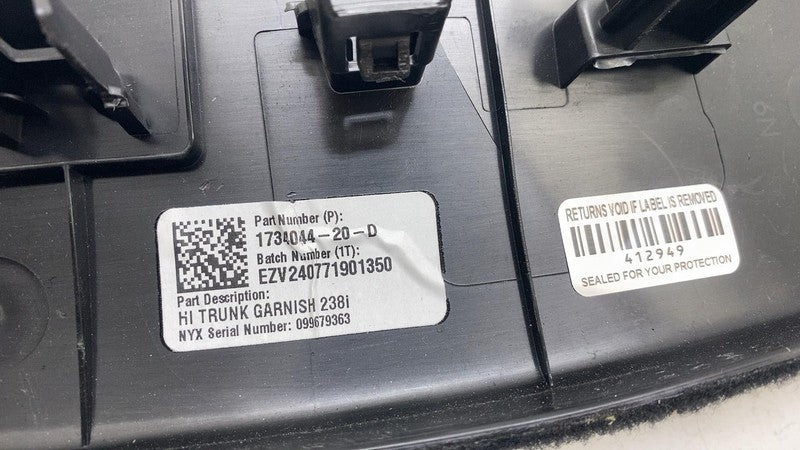 ⭕ 2024-2025 Tesla Model 3 M3 Rear Trunk Garnish Trim Panel Assembly 17