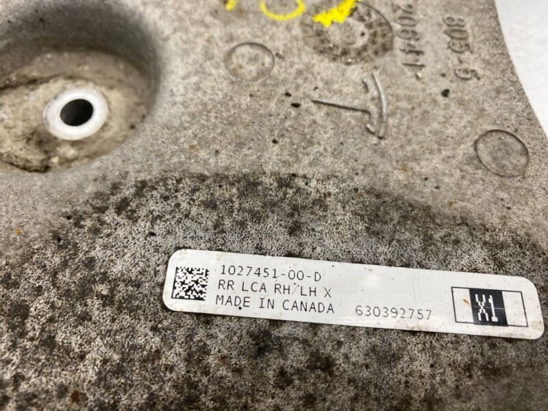 1027451 00 D ⭕ 2016-2020 Tesla Model X MX Rear Suspension Lower Control Arm Assy 1027451-00-D