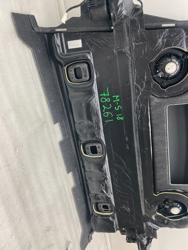 2017-2022 Tesla Model 3 M3 Rear Console Deck Shelf Package Tray Trim Panel Cover