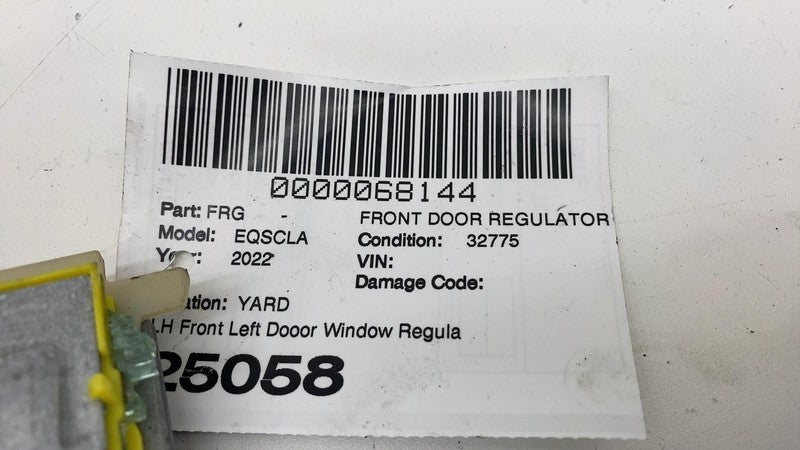 ⭕ 2022 Mercedes-Benz EQS 450+ V297 Front Left Door Window Regulator & Motor OEM