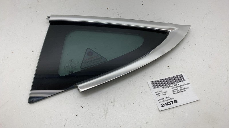 43R-004529 ⭕ 2017-2020 Tesla Model 3 Rear Driver Side Corner Window Quarter Glass Left LH