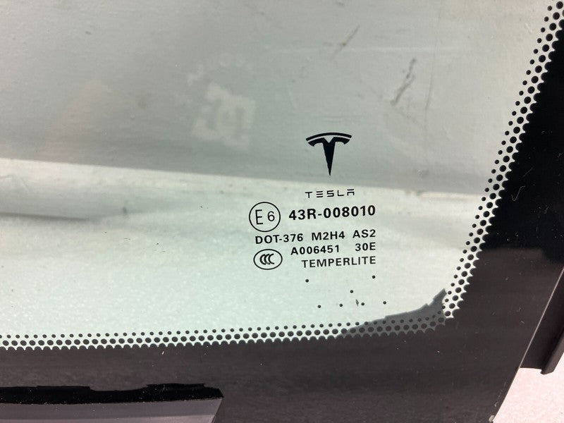 E6 43R-008010 ⭕ 16-20 Tesla Model S Rear Passenger Side Quarter Fixed Glass Right 1051821-99-A