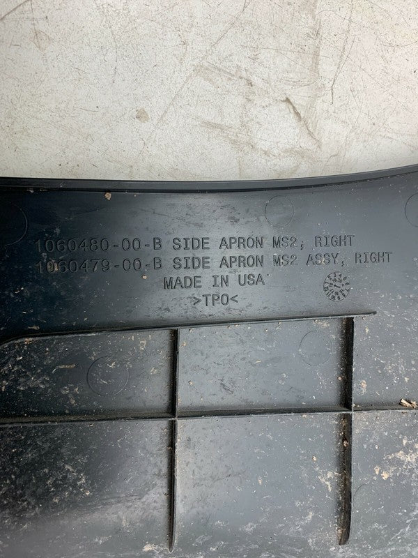 ⭕ 16-20 Model S MS Passenger Side Under Hood Apron Trim Panel Right 10