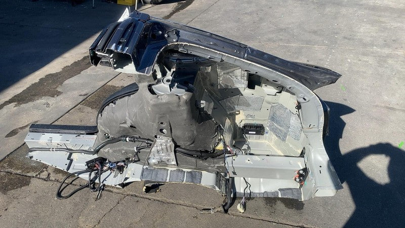 ⭕16-20 Tesla Model X MX Rear Right Quarter Fender Frame Panel Cutout Gray - PMNG