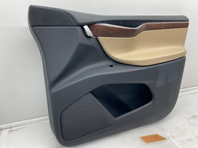 105548313F ⭕16-20 Model X MX Front Right Door Panel Trim Card Cover w/ Molding 1055483-13-F