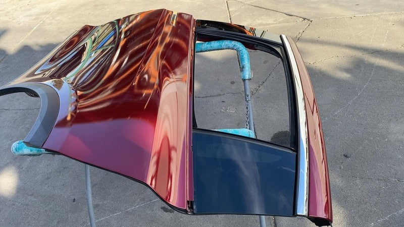 ⭕ 2016-2020 Tesla Model X Rear Driver Side Falcon Door Shell Panel Left Red PPSR