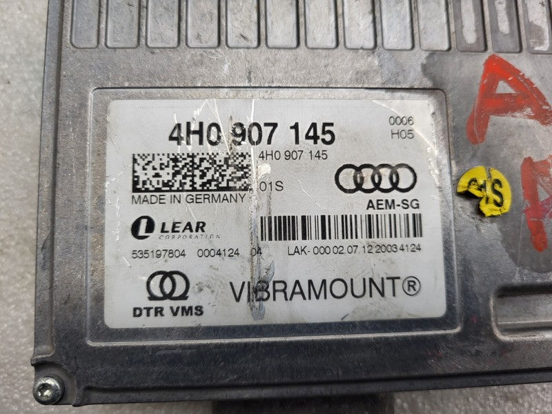 4H0 907 145 13-18 Audi A7 Hydraulic Engine Mount Vibration Computer Control Module 4H0907145