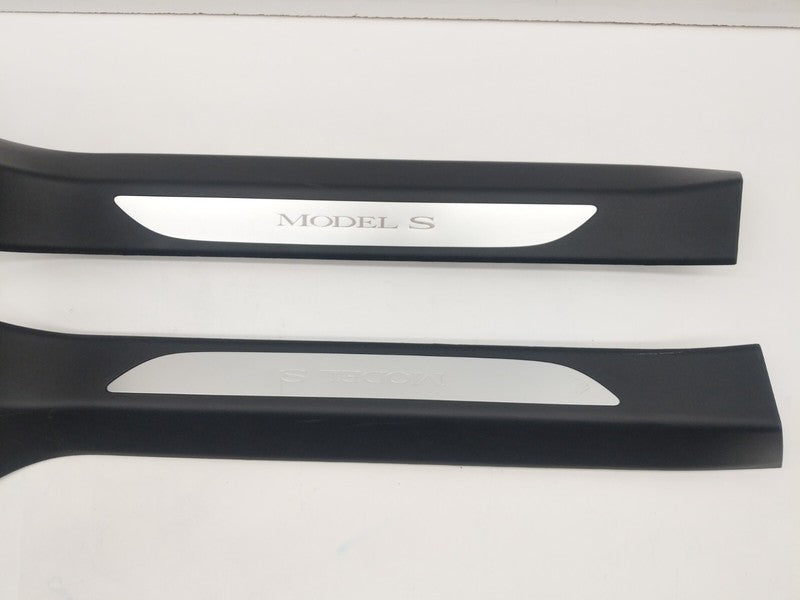⭕ 12-20 Tesla Model S Front Left & Right Lower A-Pillar Entry Sill Scuff Panel