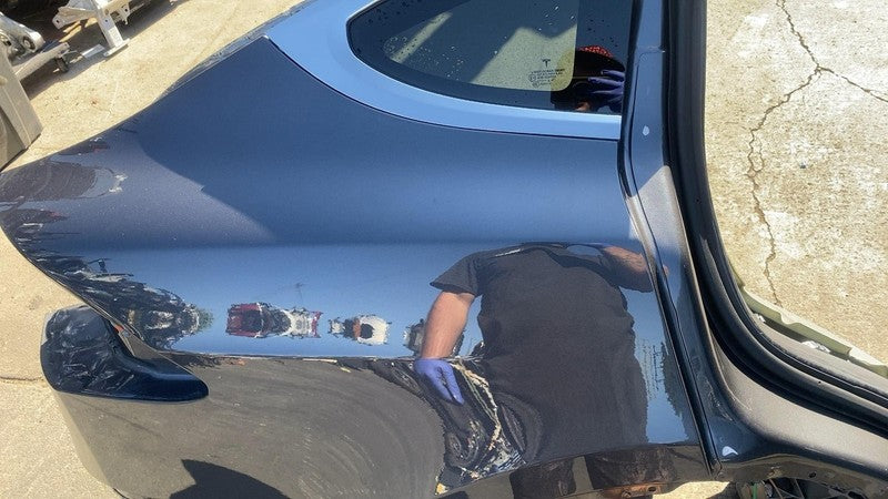 ⭕16-20 Tesla Model X MX Rear Right Quarter Fender Frame Panel Cutout Gray - PMNG