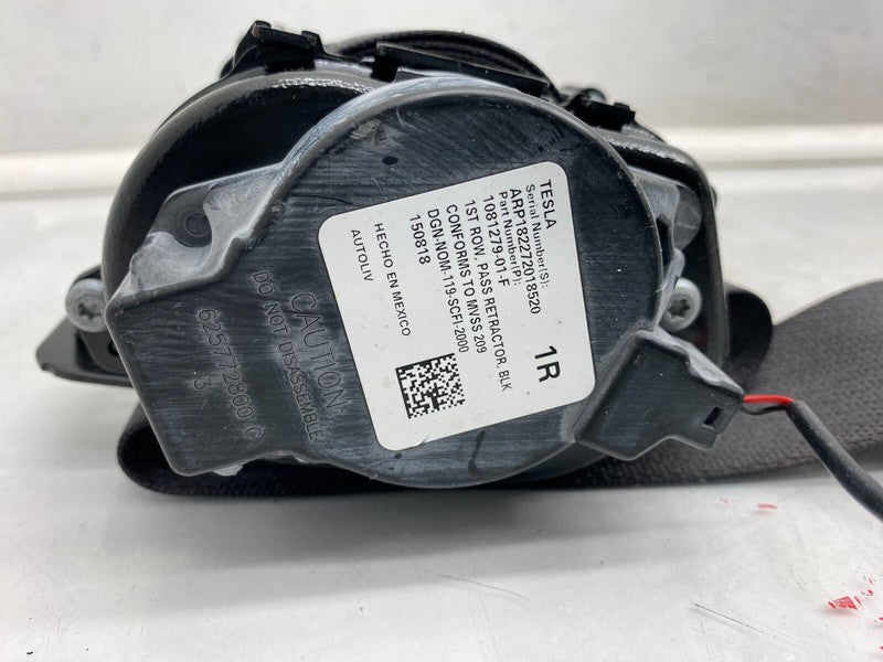 6401736-00-F ⭕ 2017-2022 Tesla Model 3 Front Side Seat Belt and Retractor Right 1081279-01-F