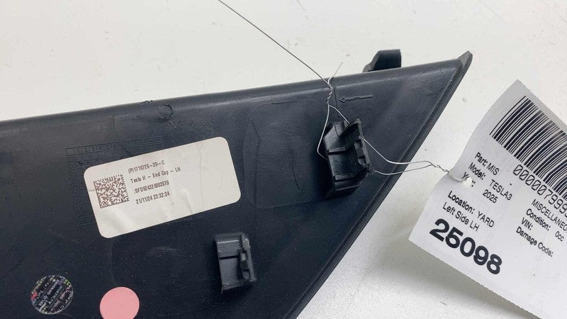 ⭕ 2024 2025 Tesla Model 3 Front Left Instrument Panel Dash End Cap 171