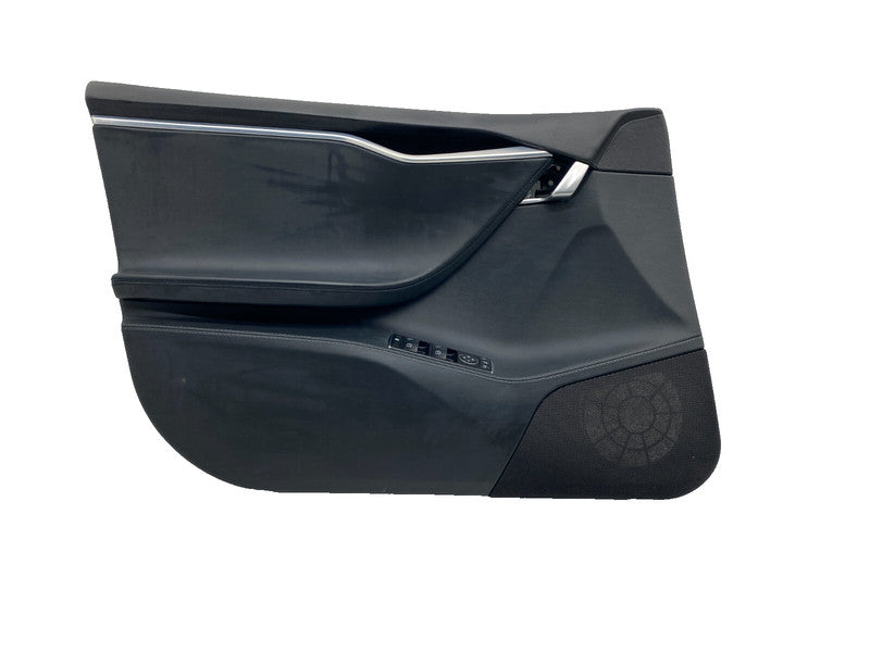 600601700K ⭕12-20 Tesla Model S Front Left Interior Door Panel Trim Card Cover 6006017-00-K